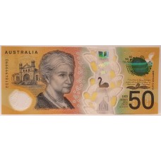 AUSTRALIA 2018 . FIFTY 50 DOLLAR BANKNOTE . LOWE/FRASER . SPECTACULAR SERIAL 99999